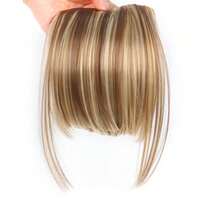 Synthetic Fiber French Bangs Clip-In Hair Piece, Lightweight Front Hair Extensions With Sideburns, For Women, Pure Black, Halloween - Multicolor - View 35