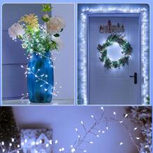 Firecracker Shaped LED String Lights, Waterproof, Battery Box Included, 8 Light Modes, Batteries Not Included, Suitable For Holiday Wall And Yard Decoration - Multicolor - View 7