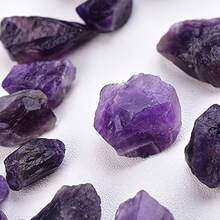 Amethyst Raw Stone Natural Material, Large Quantity Rough Quartz Rocks, Suitable For Polishing, Tumbling, Cutting - Ideal For Home Decor, DIY Crystal Raw Stones, Aquarium Fish Tank Filler, Holiday Gifts - Purple - View 5