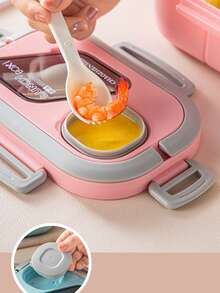 SEAL LOCK Large Capacity School Lunch Box, Adult Bento Box, Lunch Container - Built-In Utensils, Microwave (Remove Lid), Lunch Bag, Suitable For Home, School, Office, Travel, Back To School, Outdoor Picnic - Multicolor - View 9