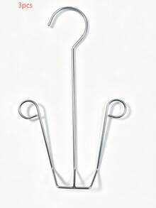 6件套不锈钢鞋架，家用不锈钢鞋架，2/4件套可选，节省空间的金属挂钩架，适用于衣柜收纳，耐用未抛光金属结构，防水防锈，易于组装，多功能家用和洗衣房鞋子收纳配件，鞋子展示悬挂式不锈钢鞋架 - 彩色 - 查看 13