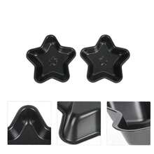Mini Fluted Tube Pan 4 Inch, Carbon Steel Nonstick Heart Star Baking Mold, Cupcake Bread Bavarois Brownie Tray - Multicolor - View 8