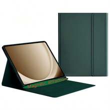 TenYide Magnetic Protective Leather Case For Tablet, TPU Artificial Leather Material, Full Coverage Book-Style Tablet Protective Shell, Multi-Angle Stand Design, Supports Bluetooth Keyboard Use, Can Firmly Adsorb Keyboard, Compatible With IPad Series/GalaxyTab Series/MatePad Series/XiaomiPad Series/RedmiPad Series/LenovoTab Series And Other Models, (Keyboard Not Included) - Green - View 4