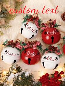 Personalized Christmas Tree Ornament,Custom 2026 Jingle Bell,Christmas Tree Ornament ,Bell Ornament Custom,Christmas Decor,Christmas Gift - Multicolor - View 2