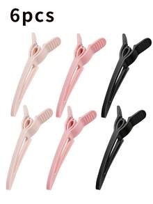 Large Matte Long Seamless Alligator Hair Clip, Bangs Clip For Blow Drying, Sectioning And Fixing Hair Strands, Minimalist Solid Color Suitable For Makeup Styling And Fixing Flyaways, Can Be Used As A Daily Beauty Gift - Multicolor - View 16