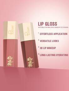 Pudaier Velvet Matte Lip Gloss, Long-Lasting Color, Smooth Application Without Clumping, No Cracking, Waterproof, Essential Makeup Tool, Perfect Gift For Women - 05 - View 4