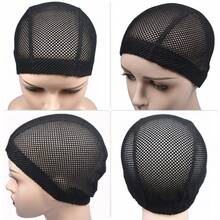 1pc Mesh Dome Style Wig Cap Mesh Weaving Cap Hair Net Elastic Nylon Breathable Mesh Wig Cap For Making Wigs With Adjustable Elastic Band Wig DIY Making Accessories - View 9