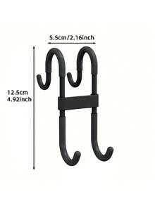 1pc Towel Hook, No-Drill Bathroom Partition Hook, Hook Rack Suitable For Bathrobe, Towel, Door Hook Suitable For Bathroom, Kitchen Multi-Purpose, Bathroom Accessories - Multicolor - View 6