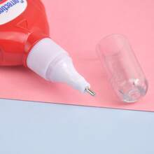 4Pcs Quick‑Dry White Correction Fluid, Metal Nozzle White Out Liquid Bottle, Portable Student Office Writing Correction Stationery - 4pcs - View 4
