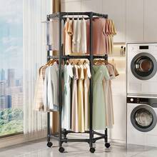 Perchero Organizador de Ropa con Ruedas, 70 x 36 x 175 cm, Doble Espacio para Colgar Prendas, Ideal para Recámara, Vestidor o Entrada, Diseño Moderno y Compacto, Movilidad Fácil para Organizar Camisas, Vestidos, Pantalones, Abrigos y Accesorios, Solución Práctica para Mantener tu Hogar Ordenado para Hogar Mexicano - Blanco - Ver 10