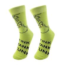 The Grinch Kaos Kaki Kreatif Natal Lintas Batas Terbaru dengan Motif Kartun, Tersedia, Kaos Kaki Rajut Unisex, Personalisasi untuk Pasangan, Gaya Eropa dan Amerika. - MultiWarna - View 6