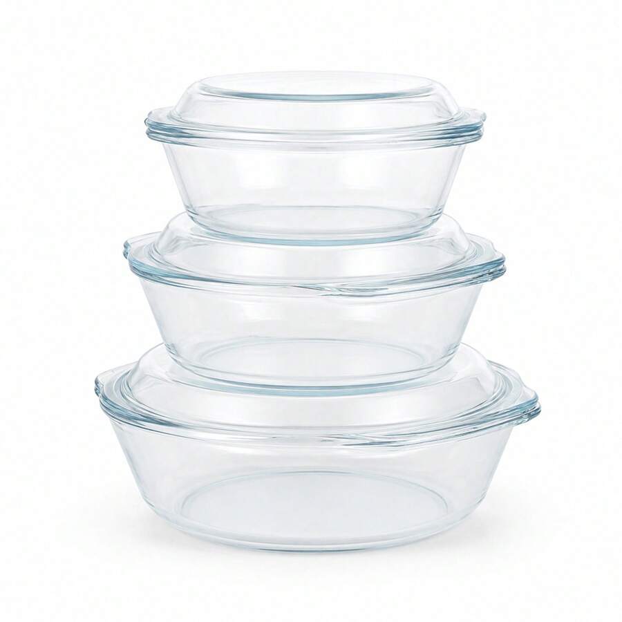 Shoze Airtight Glass Food Container With Lid, Borosilicate Glass Meal Prep Box For Fridge And Kitchen Use - View 1