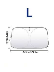 Car Windshield Sunshade, Heat Insulation Device, Anti-Glare Sunshade, Car Front Windshield Sunshade, Car Window Sunshade, Car Sunshade Panel. Easy To Install, Suitable For Installation Inside The Front Windshield, Helps Prevent Sunlight From Hitting The Dashboard And Interior. - One Size Fits All - View 14