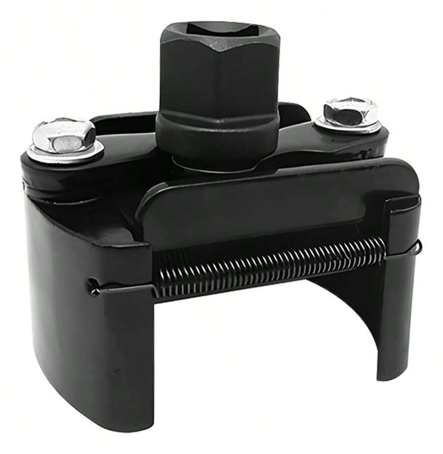 Chave de filtro de óleo automotivo, com mandíbulas duplas ajustáveis ​​(60-80 mm), ferramenta para remoção de filtro de óleo automotivo, acessório tipo tampa de transmissão, compatível com filtros de óleo pequenos. - A - Visão 1