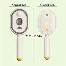Electric Mist Telescopic Air Cushion Hairbrush, Portable Scalp Massage Comb, Type-C Rechargeable, Anti-Tangle Self-Cleaning Function, ABS Material Daily Hair Care Styling Tool - A - View 5