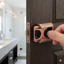 Stainless Steel Door Latch Child Safety Lock Anti-Theft Design For Home Bedroom Bathroom Entry Doors - A - View 9