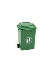 Green Mini Desktop Trash Can Office Storage Basket Paper Clips And Small Desk Accessories - Upgraded Version - View 9