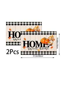1件裝 Sweet Home 格紋印花矽藻土廚房瀝水墊，吸水洗碗乾燥墊、咖啡機墊、洗碗墊、水槽墊、廚房檯面保護墊，適用於杯子、盤子、餐具及廚房裝飾 - 彩色 - 查看 14
