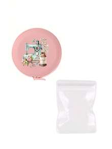 Scalable Mini Portable Soft Tape Measure, Printed With Butterfly Sewing Machine Pattern, Double-Sided Centimeter Inch Dual Scale, 150cm/60in Length, Gift For Craft Enthusiasts - One Size - View 12