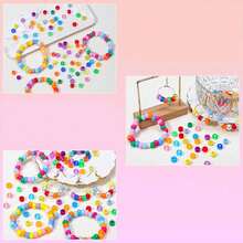 2 bungkus (200/2000 buah) Manik-manik Plastik Kerajinan Bentuk Kuda Mini Aneka Warna 6x9mm, Warna Solid, Pembuatan Perhiasan DIY, Gelang, Kalung, Gantungan Kunci, Dekorasi - MultiWarna - View 6