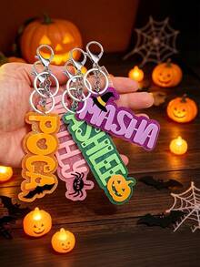 Ghost Halloween Basket Tag, Personalized 3D Halloween Name Tag, Ghost Tag,Halloween Name Tags, Boo Basket Filler, Halloween Stuffers - Multicolor - View 1
