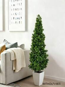 PKFC Artificial Sun-Resistant Cypress Tree With Ground Stake, Potted Faux Pine Greenery, Suitable For Garden Decor, Outdoor Halloween Decoration, Christmas Ornament - Multicolor - View 4