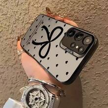 Girl Style Black Polka Dot Bow Phone Case Compatible With IPhone AIR, Anti-Drop Anti-Sweat Protective Cover - Multicolor - View 3