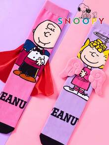 1 Pair Snoopy 3D Decorative Children's Socks, Christmas Creative 3D Cape Kids Leg Socks, Gift Socks - Multicolor - View 4