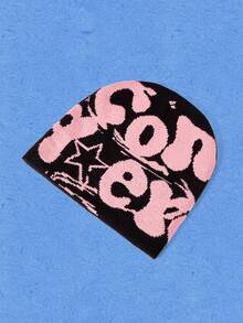 Popjeli Fashion Casual Street Dancing Hip Hop Beanie Women Winter Knitted Cap - Multicolor - View 4