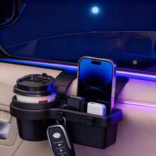 New Car Multi-Functional Mobile Phone Holder, Car Key Storage, Window And Door Side Miscellaneous Items, Cup Holder, Car Window Storage Rack - A - View 8