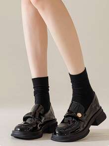 3 Pairs Slouch Mid-Calf Socks, 2026 New Hot-Selling Spring/Autumn Maternity Socks, Pair With Leather Shoes - Multicolor - View 3