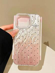 1件 TPU 羽毛線亮片波點漸層防震手機殼 極簡風，適用於 iPhone X XR XS Max 11 12 13 13 Pro 13 Pro Max 14 Pro Max 15 15 Pro 15 Plus 15 Pro Max 16 16 Pro 16 Plus 16 Pro Max 17 17 Air 17 Pro 17 Pro Max 18 Pro 18 Pro Max 系列 - 彩色 - 查看 3