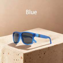 The Latest Fashionable Retro Square Colored Striped Sports Glasses Come In A Variety Of Colors For Comfortable Daily Casual Wear - F364-5 - View 13