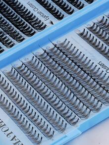 576/592/640pcs Of SD Curly Eyelashes,Popular In Europe And America,With High-Capacity False Eyelashes;Natural And Soft False Eyelashes,Suitable For Homemade Eye Makeup And Beauty;Durable And Thick False Eyelashes,Suitable For Halloween And Christmas - Multicolor - View 9