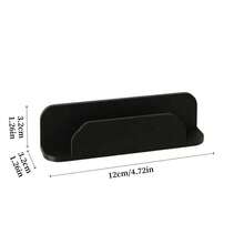 2/6pcs Wall-Mounted Remote Control Storage Rack, Self Adhesive Universal Remote Control Holder, Place On Wall Or Back Of TV, TV Air Conditioner Remote Control Organizer For Bedroom Bedside Table - View 3