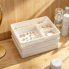 Compartment Jewelry Storage Box Drawer Organizer Small Box Stackable Jewelry Tray - Multicolor - View 2