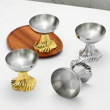 Dessert Cup, Ice Cream Cup, Pudding Cup, Tiramisu Cup, Reusable, Stainless Steel, Suitable For Parties, Weddings, Restaurants, Kitchen - View 9