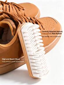 1pc Household Plastic Shoe Brush Soft Bristle Shoe Cleaning Tool For Stain Removal And Renewal, Suitable For Cleaning Winter Snow Boots And Suede Shoes - Yellow - View 3