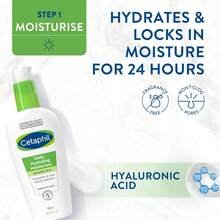 CETAPHIL DAILY HYDRATING MOISTURISER 88ml - Hyaluronic Acid - View 3