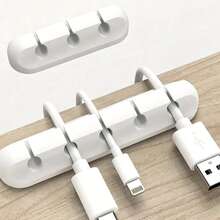 Multi-Slot Cable Organizer - Durable Multi-Purpose Cable Management Clip, Suitable For Office Desk, Car And Home - One Size Fits All - View 3