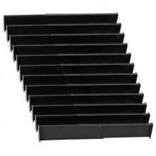 4/8/10/12/16pcs Adjustable Drawer Dividers, Free Combination Storage Baffles, Suitable For Kitchen, Bathroom, Desk And More - View 8