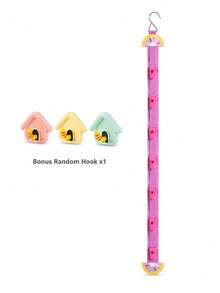Hanging Hat Storage Strap With Clips, Wall-Mounted Hat Rack Closet Organizer, Space-Saving Hat Hooks Home Storage Accessories, Includes 1 Random Wall Hook - View 9