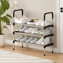 1pc 3-Tier Or 5-Tier Shoe Rack Storage Organizer, Large Capacity Shoe Storage Rack, Space-Saving, Suitable For Entryway, Hallway, Closet, Dorm, Easy To Assemble, Home Shoe Rack - View 5