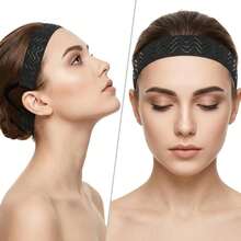 New Non-Slip Wig Grip Elastic Band For Lace Front, Wig Band With Ear Cut Outs | Non Slip, Adjustable C Shaped Elastic For Lace Front Wigs, C Shaped Ear Curve Headband For Women - View 8