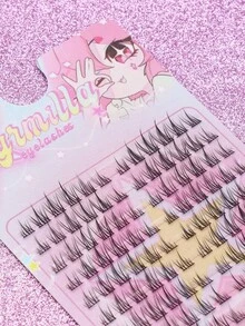 Ayrmilla Sunflower Individual Lash Clusters DIY Eyelash Extensions, Natural‑Spiky Fluffy Segmented Lashes, Soft Light‑Weight Handmade Cluster Lashes, Beginner‑Friendly Reusable Eye Makeup Lashes For Daily Dating Look - C - View 6