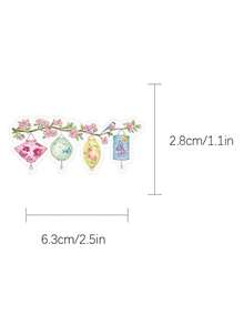 50PCS,Flowers Transparent Stickers,Scrapbook Supplies,PET Material,Creative And Aesthetic Design Sticker,Suitable For Mobile Phone Cases,Tablets,Mobile Phone,Laptops,Suitcases,Cars,Notebooks,Helmet,Guitar,Skateboard,Storage Box,Computer, - 50pcs - View 4