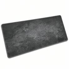 1pc Dark Gray Stone Texture Mouse Pad, Minimalist Solid Color Aesthetic, Micro-Crack Texture, Office Desk Accessory, Non-Slip Rubber Base, Enhanced Desk Stability, Reinforced Edges Durable - View 7