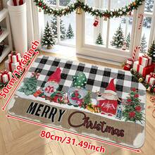 1/2/3pcs Christmas Theme Kitchen Rug, Flannel Kitchen Mat, Soft Comfortable Absorbent Non-Slip Machine Washable With Non-Slip Backing, Suitable For Multiple Scenes: Entryway, Living Room, Bedroom, Kitchen, Dining Room, Bathroom, Laundry Room, Hallway, Christmas Holiday Home Decor - Multicolor - View 14