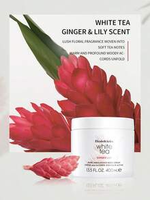 Elizabeth Arden White Tea Body Cream (Ginger Lily Scent), 400ml - Jiang Lily - View 3