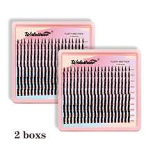 Waloshow New 200pcs Pointed Lash Extensions, Cartoon Style, 10-18mm, Anime Style, Pointed Single Lash, D-Curl Fairy Lash Clusters, Cartoon Style Single Lash - D - View 8